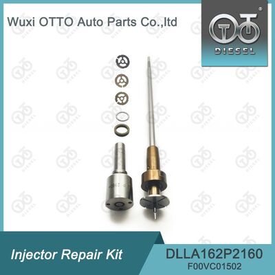 ชุดซ่อมเครื่องฉีด Bosch สําหรับ 0445110369/646/647 พร้อมกับ DLLA162P2160 ช่องน้ําและ F00VC01502 วาล์วควบคุม