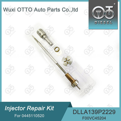 0445110520 ชุดซ่อมเครื่องฉีด Bosch พร้อมกระปุก DLLA139P2229 และวาล์ว F00VC45204