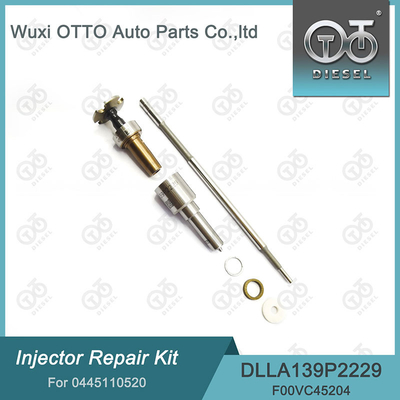 0445110520 ชุดซ่อมเครื่องฉีด Bosch พร้อมกระปุก DLLA139P2229 และวาล์ว F00VC45204