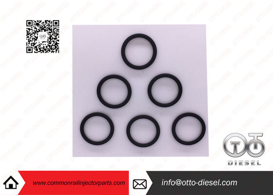 สีดํา 0 445 120 078 Bosch O-Rings ประทับเครื่องฉีด - 6PCS/SET ชุดซ่อมเครื่องฉีดน้ํามัน