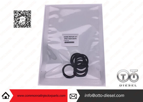 สีดํา 0 445 120 078 Bosch O-Rings ประทับเครื่องฉีด - 6PCS/SET ชุดซ่อมเครื่องฉีดน้ํามัน