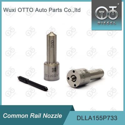DLLA155P733 DENSO Common Rail Nozzle เหล็กความเร็วสูงสําหรับเครื่องฉีดน้ํามันดีเซล 095000-714# / 093400-9890