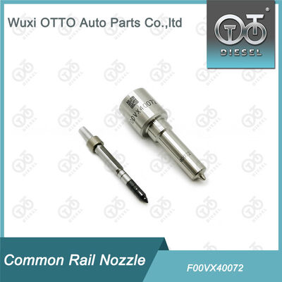 ช่องเจาะ Piezo Nozzle F00VX40072 สําหรับเครื่องฉีด 0445116048 และ 0445116049 ช่องเจาะรถไฟฟ้าเหล็กความเร็วสูง