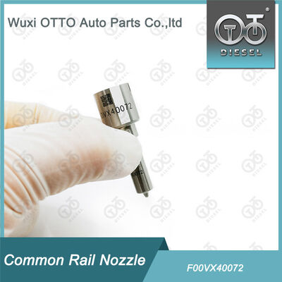 ช่องเจาะ Piezo Nozzle F00VX40072 สําหรับเครื่องฉีด 0445116048 และ 0445116049 ช่องเจาะรถไฟฟ้าเหล็กความเร็วสูง