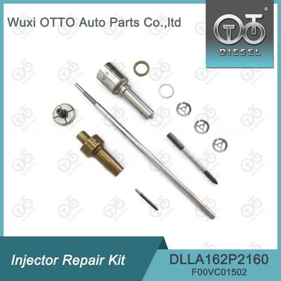 ชุดซ่อมเครื่องฉีด Bosch สําหรับ 0445110369/646/647 พร้อมกับ DLLA162P2160 ช่องน้ําและ F00VC01502 วาล์วควบคุม