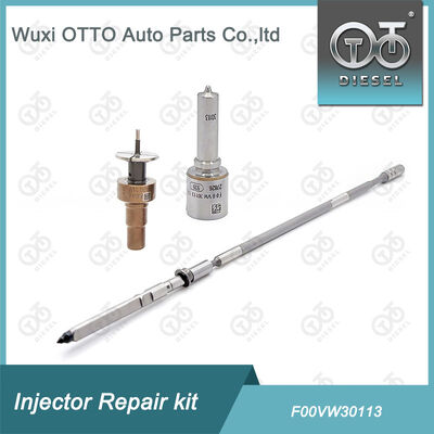 Common Railหัวฉีดชุดซ่อมF00VW30113 รวมวาล์วหมวกT614 สำหรับหัวฉีด 0445110583 / 584 / 338002F610