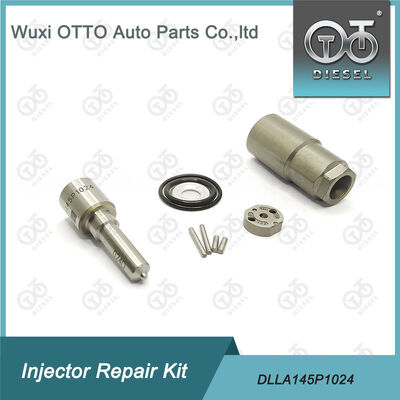 ชุดซ่อมแซมเครื่องฉีดน้ํามันดีเซล Denso พร้อมกระปุก DLLA145P1024 สําหรับแบบ 23670-0L010 ในเหล็กความเร็วสูง