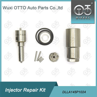 ชุดซ่อมแซมเครื่องฉีดน้ํามันดีเซล Denso พร้อมกระปุก DLLA145P1024 สําหรับแบบ 23670-0L010 ในเหล็กความเร็วสูง