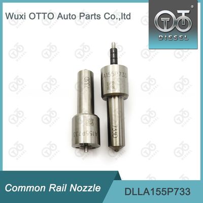 DLLA155P733 DENSO Common Rail Nozzle เหล็กความเร็วสูงสําหรับเครื่องฉีดน้ํามันดีเซล 095000-714# / 093400-9890